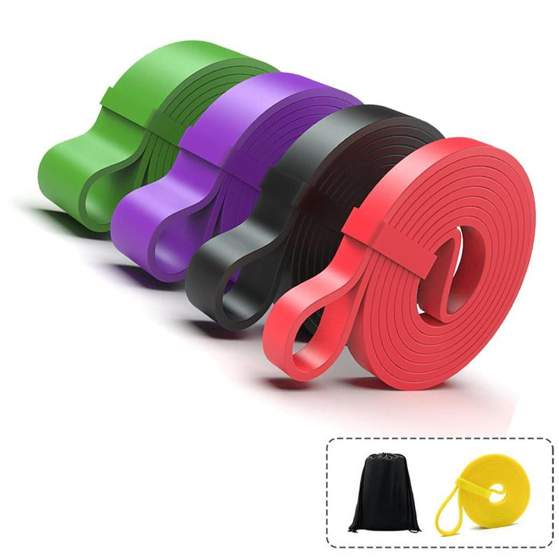 Resistance Band Set, 4 Counts/Set + 1 Free Gift, Pull up Assistance Band, Home Workout Band, Resistance Bands Set for Working Out, Muscle Training, Fitness Training Band,