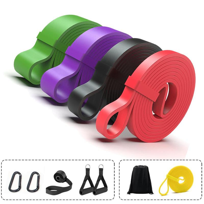 Resistance Band Set, 4 Counts/Set + 1 Free Gift, Pull up Assistance Band, Home Workout Band, Resistance Bands Set for Working Out, Muscle Training, Fitness Training Band,
